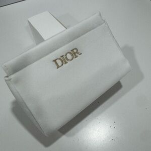 Dior Gold Logo White Accessory